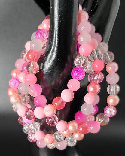 Single Pink Breast Cancer Awareness Bracelets 🎀